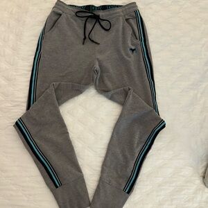 Pink Victoria’s Secret sweatpants joggers turquoise/black on /grey size XS